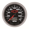 3-3/8" SPEEDOMETER, 0-160 MPH, GM BLACK